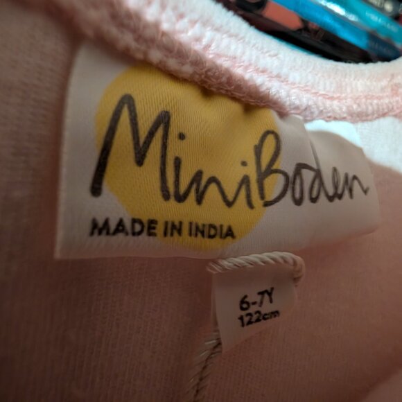 NWT - Mini Boden Rainbow Tiered Tulle Dress Pink Top Girls, Size 6-7Y, FRILLY - Picture 5 of 5